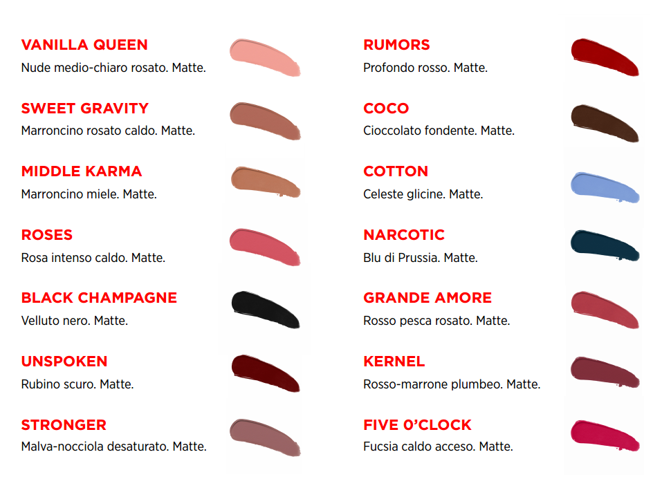 colori dreamy matte liquid lipstick Nabla