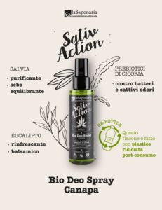 Biodeo Spray Canapa - La Saponaria