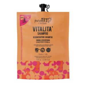 Shampoo Vitalità - Bustina 100ml - 8 applicazioni - Puro Bio